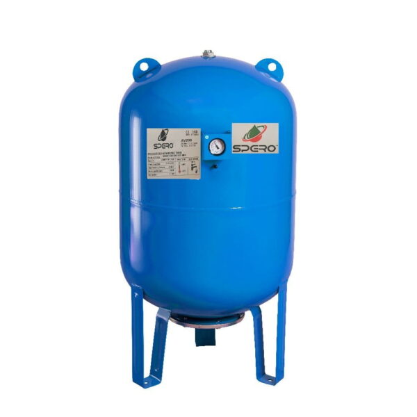 Гидроаккумулятор Spero AV 200 VT 200л с EPDM-мембраной, синий
