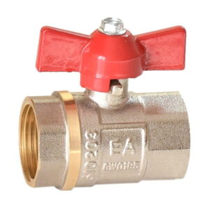 Кран шаровой Euroaqua 1/2″ ВВ прямой, латунь