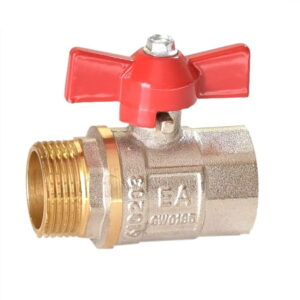 Кран шаровой Euroaqua 1/2″ ВН  прямой, латунь