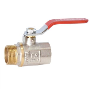 Кран шаровой Euroaqua 1/2″x1/2" ВН прямой, латунь