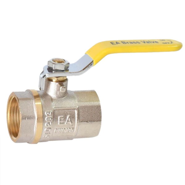 Газовый кран Euroaqua 1/2″x1/2" ВВ прямой, латунь