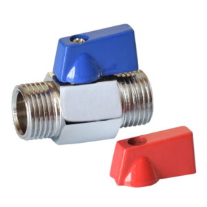 Кран шаровой мини Euroaqua 1/2" НН латунь