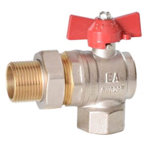 Кран Американка Euroaqua 1/2″ ВН угловой, латунь