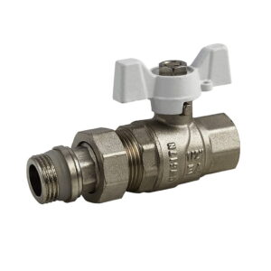 Кран Американка Euroaqua 1/2″ ВН прямой, латунь с антипротечкой