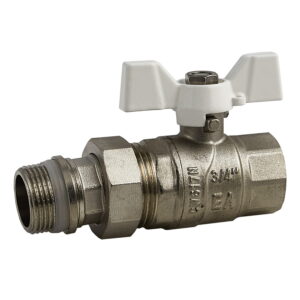 Кран Американка Euroaqua 3/4″ ВН прямой, латунь с антипротечкой