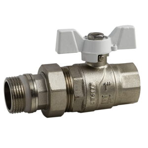 Кран Американка Euroaqua 1″ ВН прямой, латунь с антипротечкой
