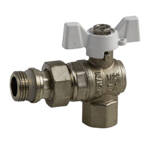 Кран Американка Euroaqua 1/2″ ВН угловой, латунь с антипротечкой