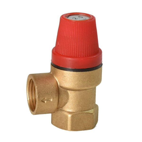 Предохранительный клапан Euroaqua ВВ 1/2″х1/2″ (1,5 бар), латунь