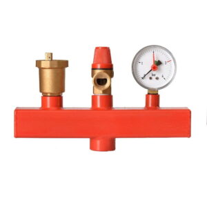 Группа безопасности котла Euroaqua 3/4″ прямая, нержавеющая сталь
