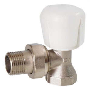 Кран радиаторный Euroaqua Standart 1/2″ ВН угловой, латунь