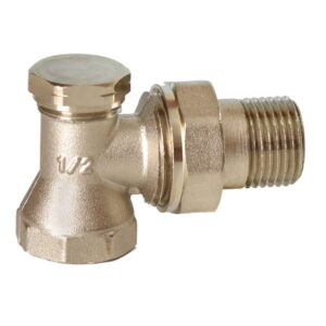 Кран радиаторный Euroaqua Standart 1/2″ ВН угловой, латунь