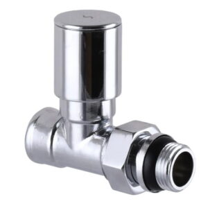 Кран радиаторный Euroaqua 1/2″ ВН прямой, латунь с антипротечкой