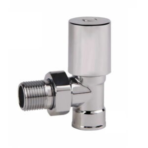 Кран радиаторный Euroaqua 1/2″ ВН угловой, латунь с антипротечкой