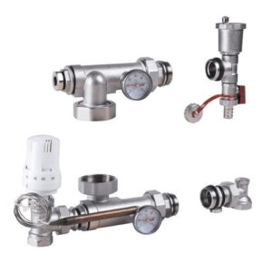 Смесительный узел Euroaqua 1″ без насоса, латунь