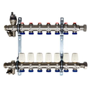 Коллектор теплого пола Euroaqua 1″x3/4″ 7 выходов, без расходомеров