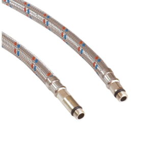 Шланги для смесителя Euroaqua M10x1/2″ НН 80 см короткий