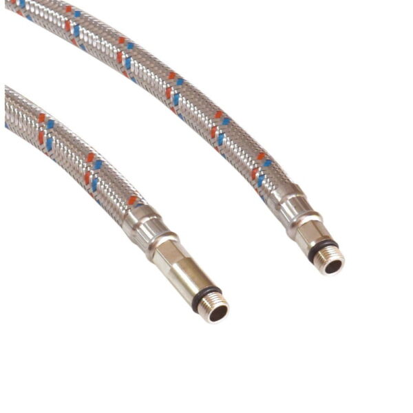 Шланги для смесителя Euroaqua M10x1/2″ НН 80 см короткий
