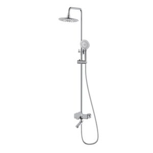 Душевая система Luminex с изливом, латунь, хром (LX438-20)