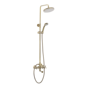 Душевая система Mixxus Premium Retro Bronze-009-J с тропическим душем, латунь, бронза (MI1655)