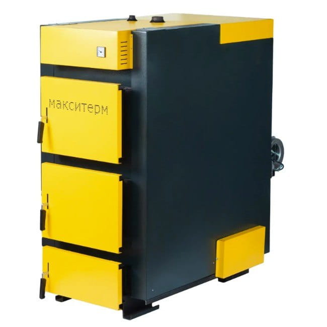 MXT-PM50_0 Твердотопливный котел Макситерм Пром 50 кВт с электронным управлением