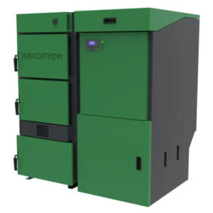 Пеллетный котел Макситерм Пром-П 50 кВт с электронным управлением