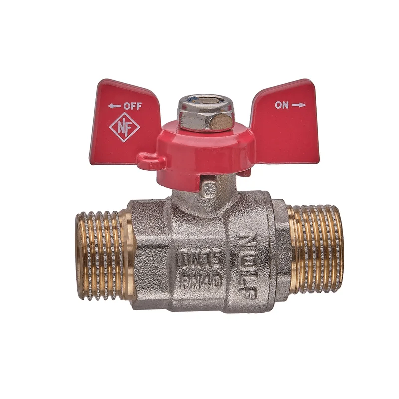 NF3136 Шаровой кран Nolf 1/2"х1/2" НН прямой, латунь (NF3136)