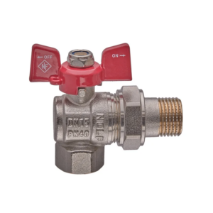Кран американка Nolf 1/2"х1/2" ВН угловой, латунь (NF3155)