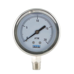 Манометр торцевой ZYIA 60мм 20 бар (PG 0-300)