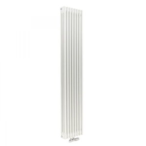 Дизайнерский радиатор Rastas Claudia 3 1800x200 вертикальный, белый