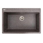 Гранітна мийка Valeso Bogema 780х500 врізна, прямокутна, матова мікс
