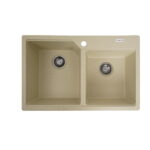 Гранітна мийка Valeso Harmony 780х500 врізна, прямокутна, матова пісок