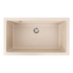 Гранітна мийка Valeso Paruana 790х450 врізна, прямокутна, матова сафарі