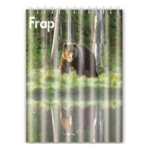 Шторка для ванной Frap 180х180 с рисунком (F8608)