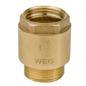 Обратный клапан WEG 1″ ВН латунь