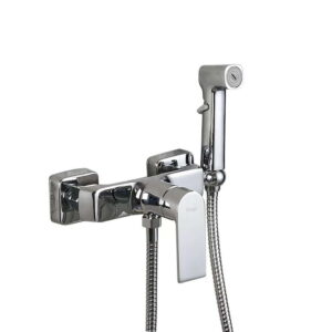 Смеситель для душа Frap однорычажный, хром + гигиенический душ (F2071)