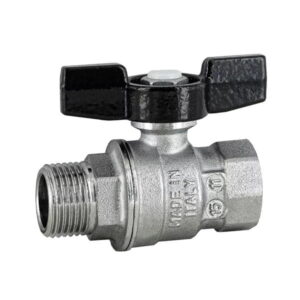 Шаровой кран Officine Rigamonti Aurea 1″x1″ ВН прямой, латунь (1115.025)