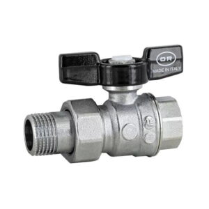 Кран с американкой Officine Rigamonti Aurea 3/4″ ВН прямой, латунь (1120.525)