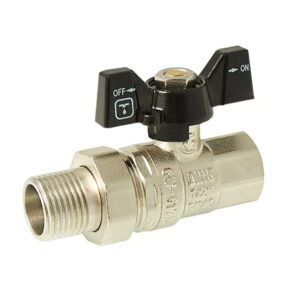 Кран с американкой ITAL 1/2″ ВН прямой, латунь (IB110114)