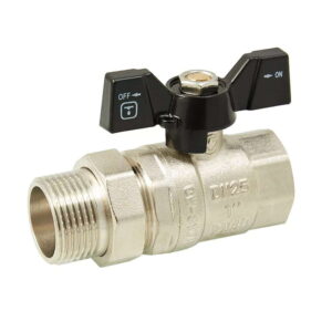 Кран с американкой ITAL 1″ ВН прямой, латунь (IB110334)