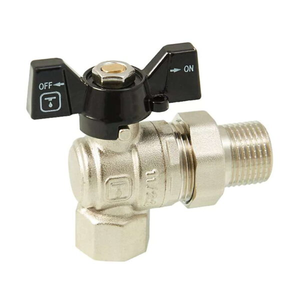 Кран с американкой ITAL 1/2″ ВН угловой, латунь (IB111114)