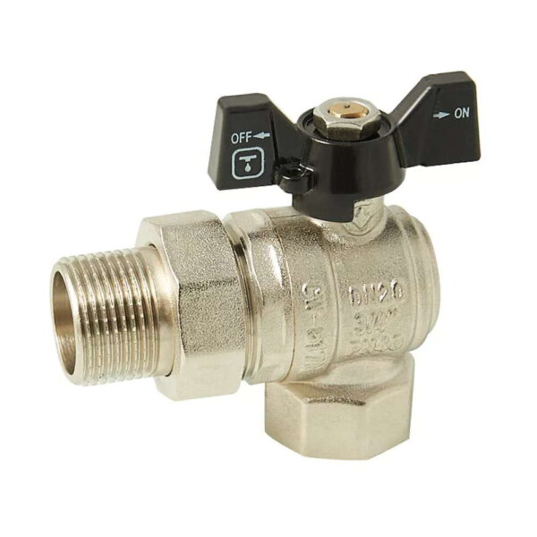 Кран с американкой ITAL 3/4″ ВН угловой, латунь (IB111224)