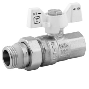 Кран с американкой ITAL 1/2″ ВН прямой, латунь (IB114114)