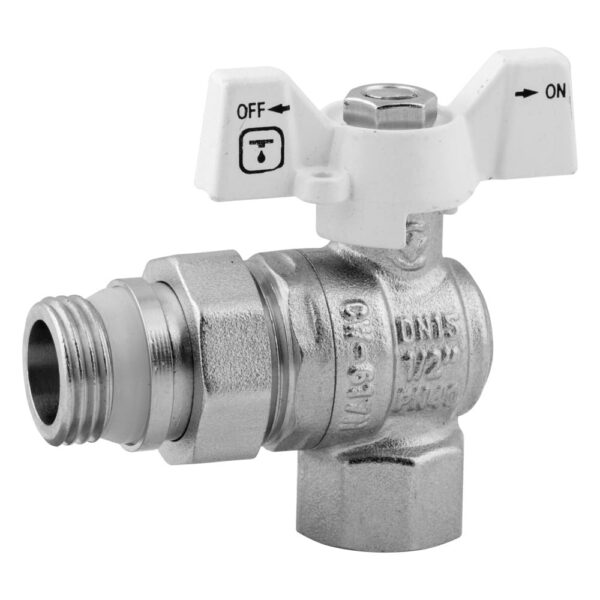 Кран с американкой ITAL 1/2″ ВН угловой, латунь (IB115114)