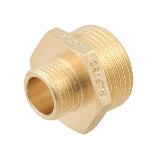 SW-103817_0 Ниппель латунный Raftec Gold 1″x1 1/4" НН