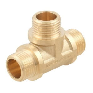 Тройник латунный Raftec Gold 1/2" ННН