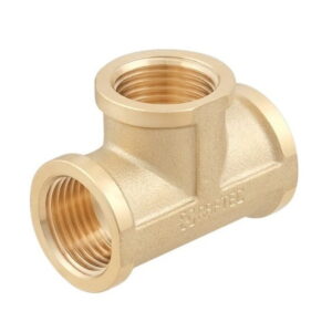 Тройник латунный Raftec Gold 1" ВВВ