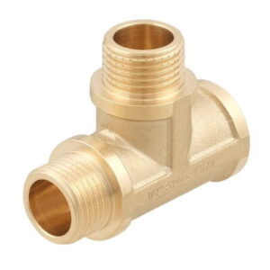 Тройник латунный Raftec Gold 1/2" ВНН