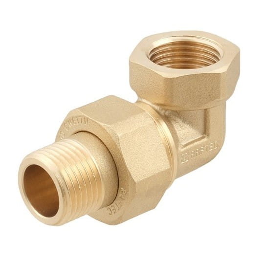 SW-103849_0 Сгон Американка Raftec Gold 1″ ВН угловая, латунь