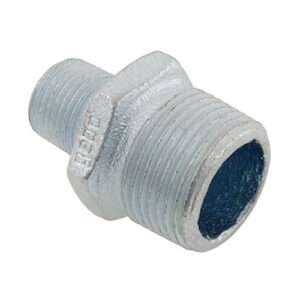 Ниппель чугунный оцинкованный Gebo 3/4"x1/2" редукционный