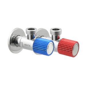 Приборный кран Venta 1/2″x1/2" угловой, латунь (VUBR2C) (2 шт.)